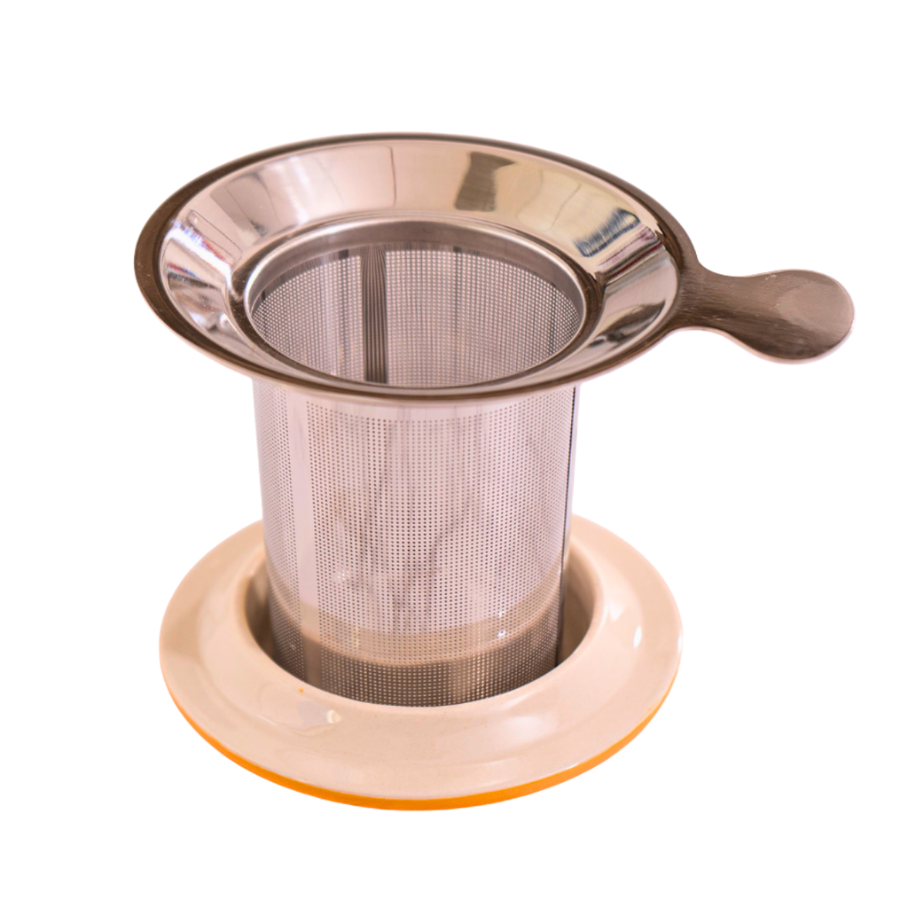 Mug with Stainless Steel Infuser - Sunshine Fields