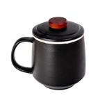 Mountain Range Ceramic Mug, Infuser & Lid