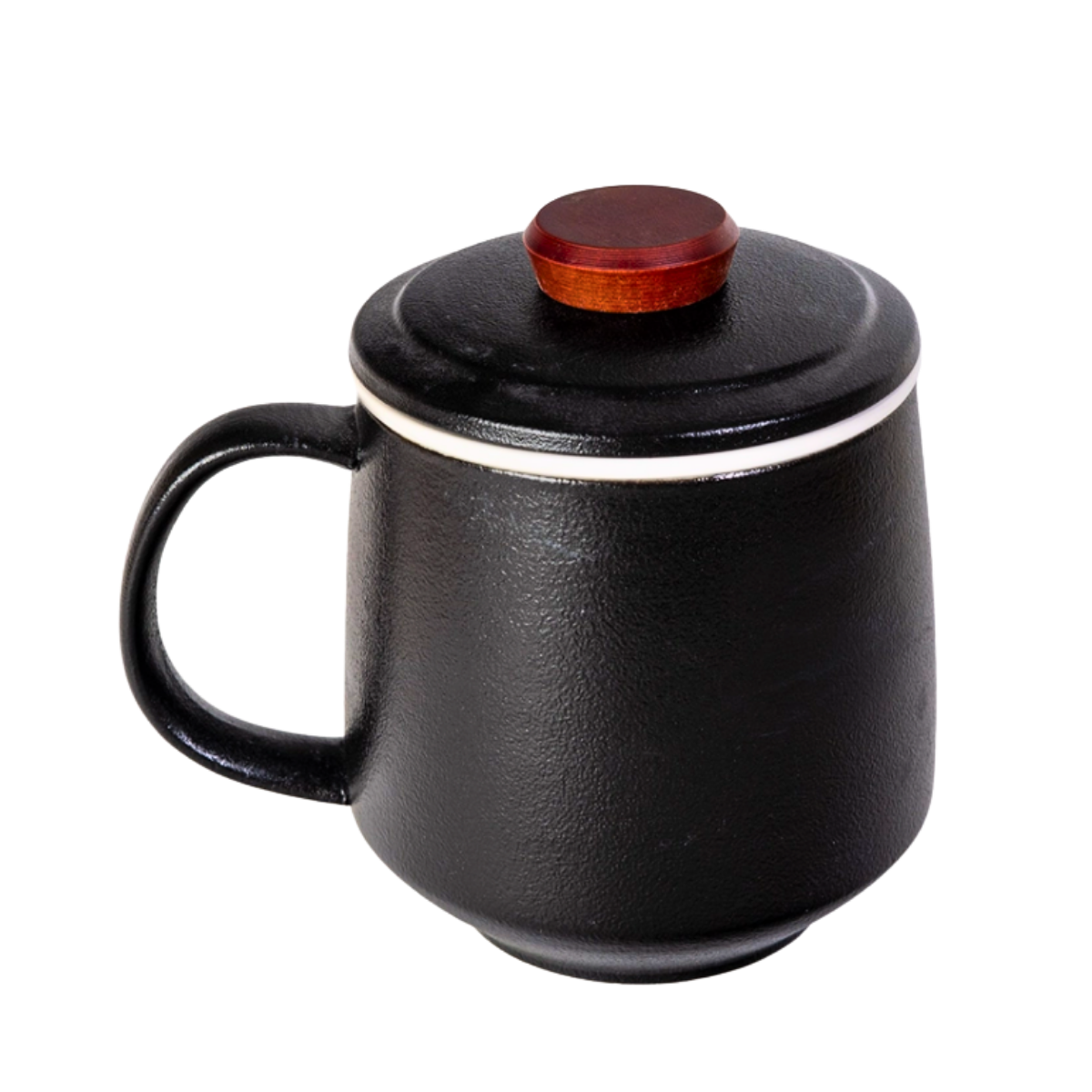 Mountain Range Ceramic Mug, Infuser & Lid