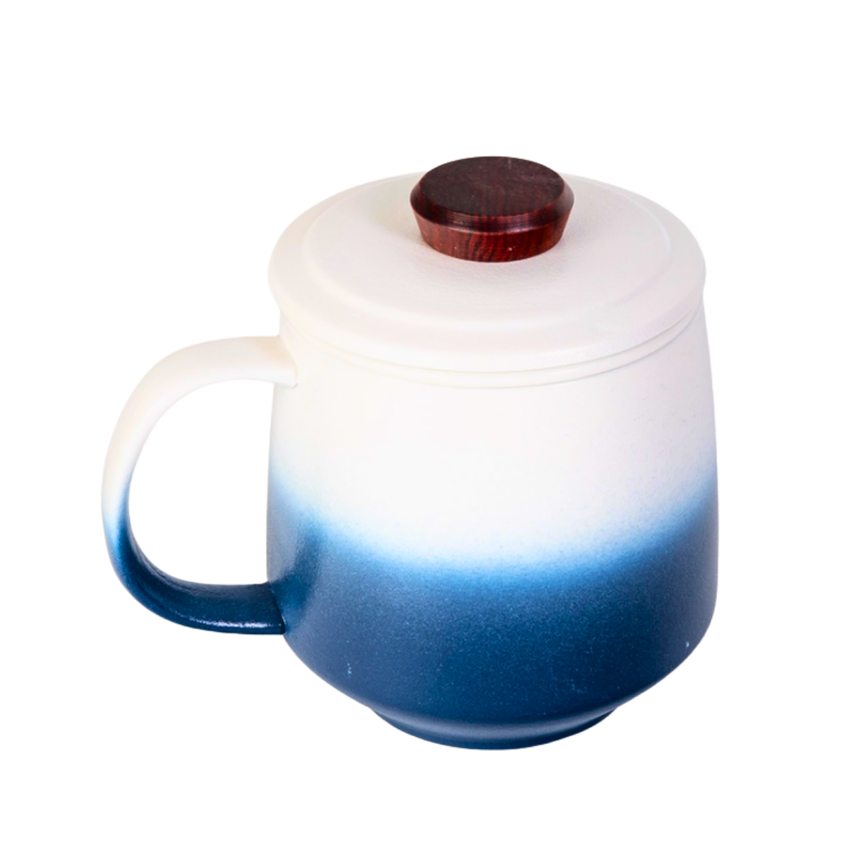 Mountain Range Ceramic Mug, Infuser & Lid