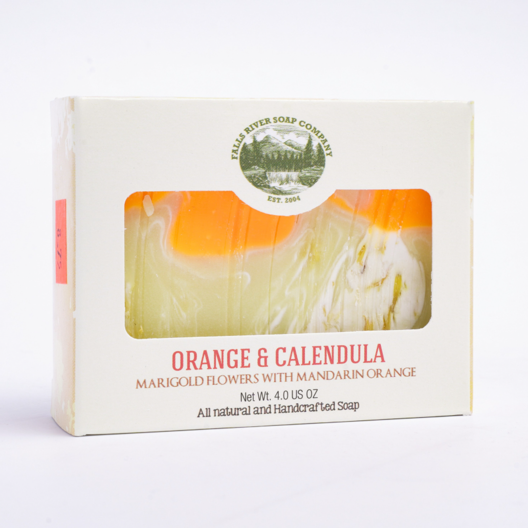 Orange Soap with Calendula Oil