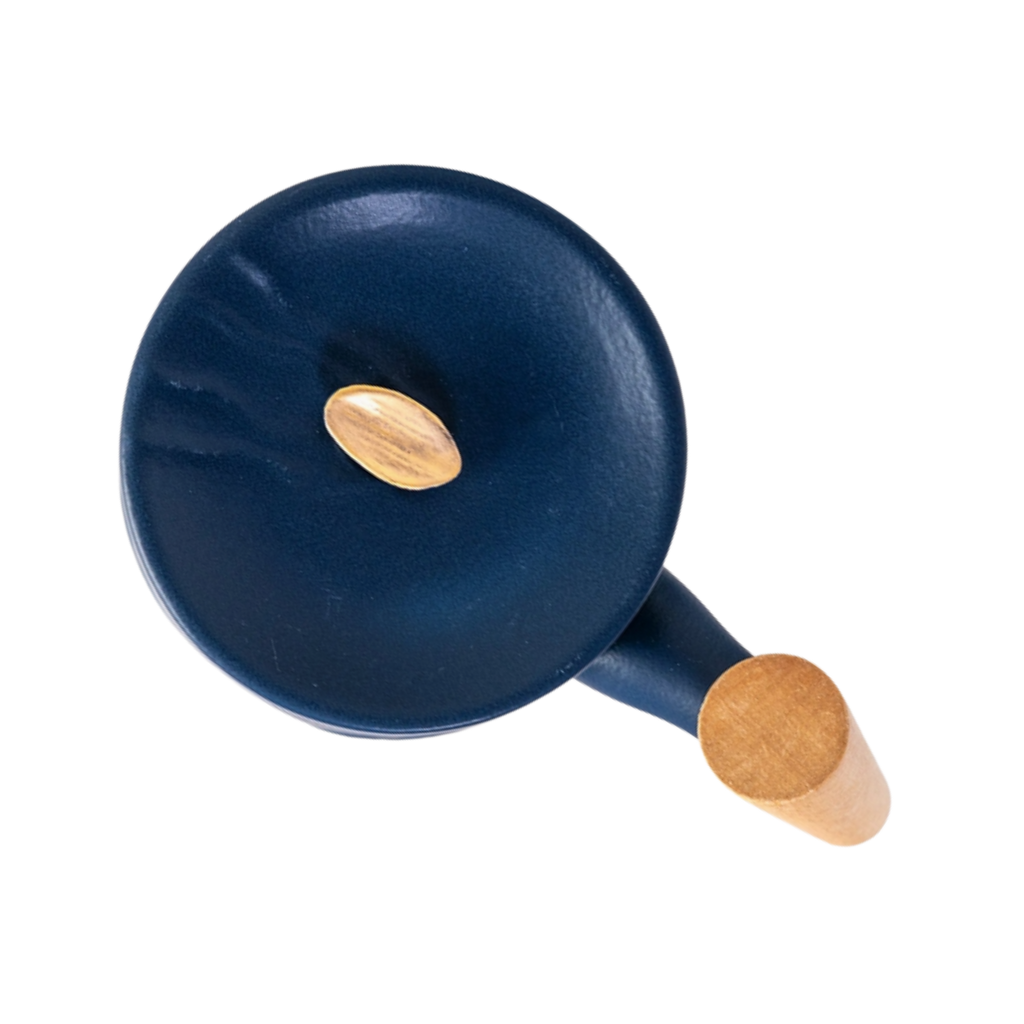 Ceramic Mug, Infuser & Lid with Slanted Wooden Handle | 12 fl oz