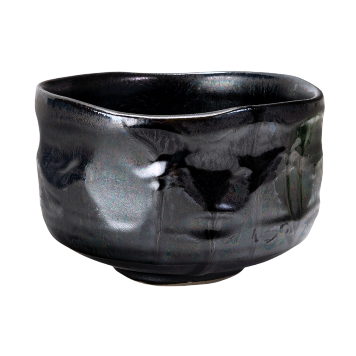 Japanese Matcha Bowl | Chawan - Satin Black Glazed