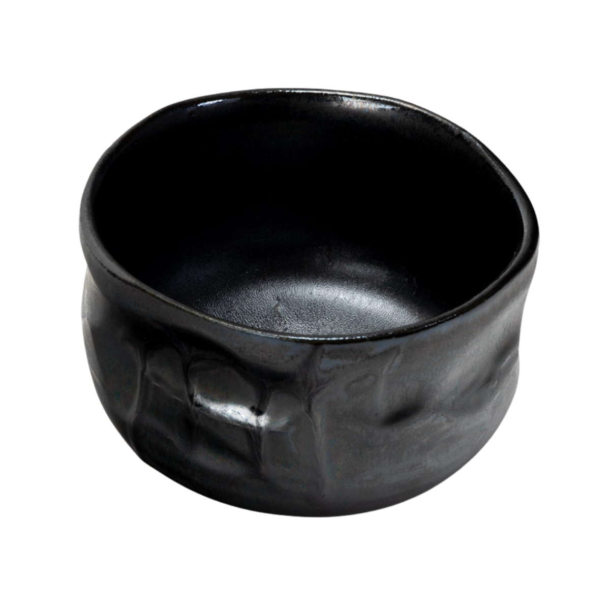 Japanese Matcha Bowl | Chawan - Satin Black Glazed