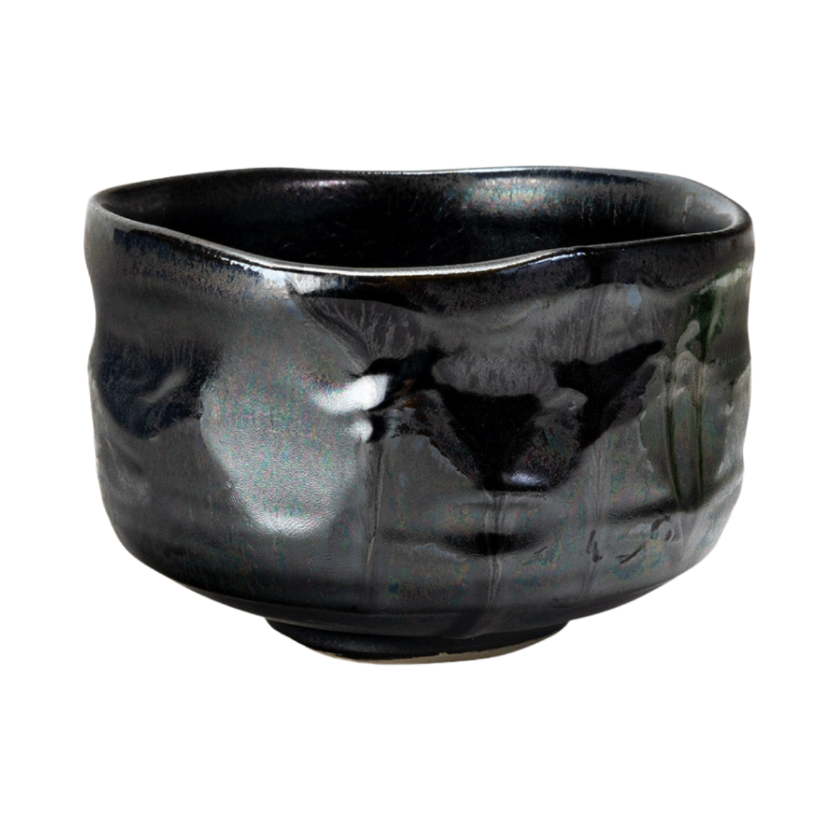 Japanese Matcha Bowl | Chawan - Satin Black Glazed