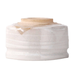 Japanese Matcha Bowl (Chawan) - White Snow