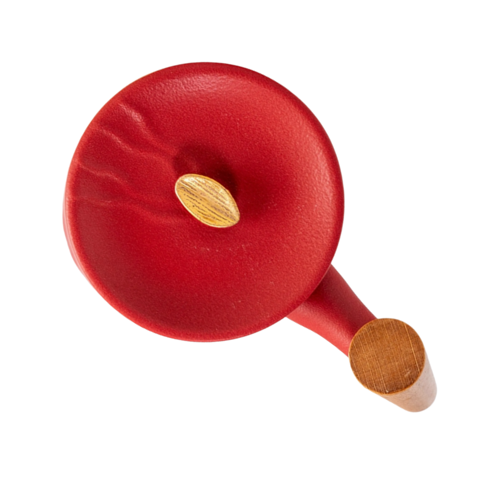 Ceramic Mug, Infuser & Lid with Slanted Wooden Handle | 12 fl oz