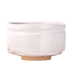 Japanese Matcha Bowl (Chawan) - White Snow