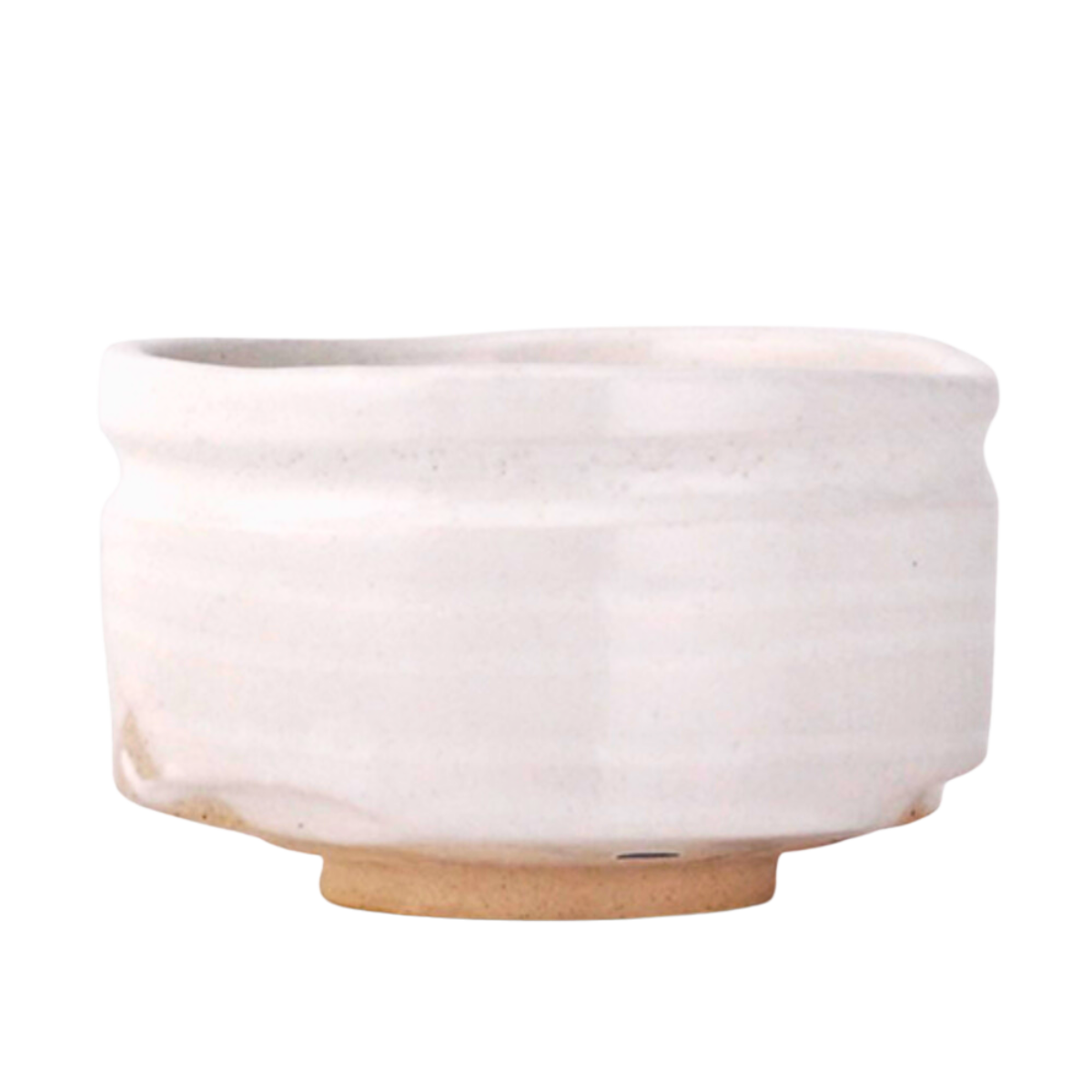 Japanese Matcha Bowl (Chawan) - White Snow