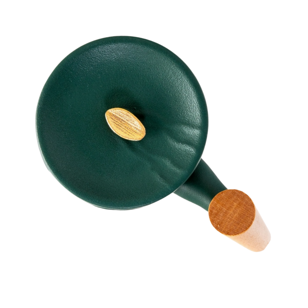 Ceramic Mug, Infuser & Lid with Slanted Wooden Handle | 12 fl oz