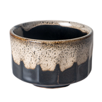 Tetradecagon Matcha Bowl | Brown White | 12 OZ