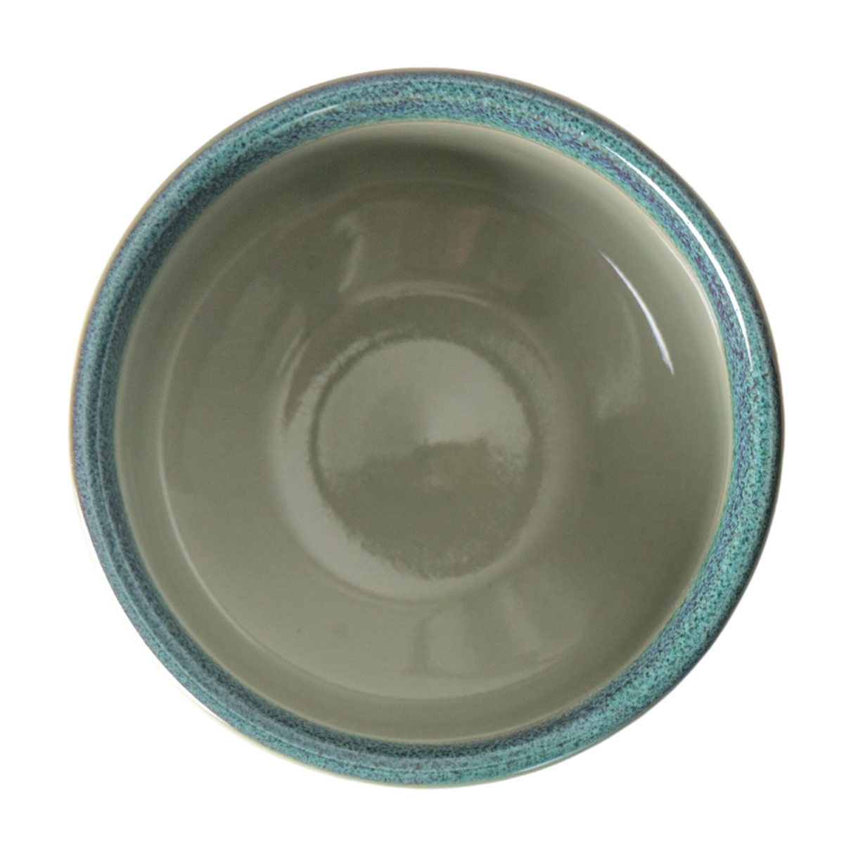 Tetradecagon Japanese Matcha Bowl | Chawan - Onofu Green