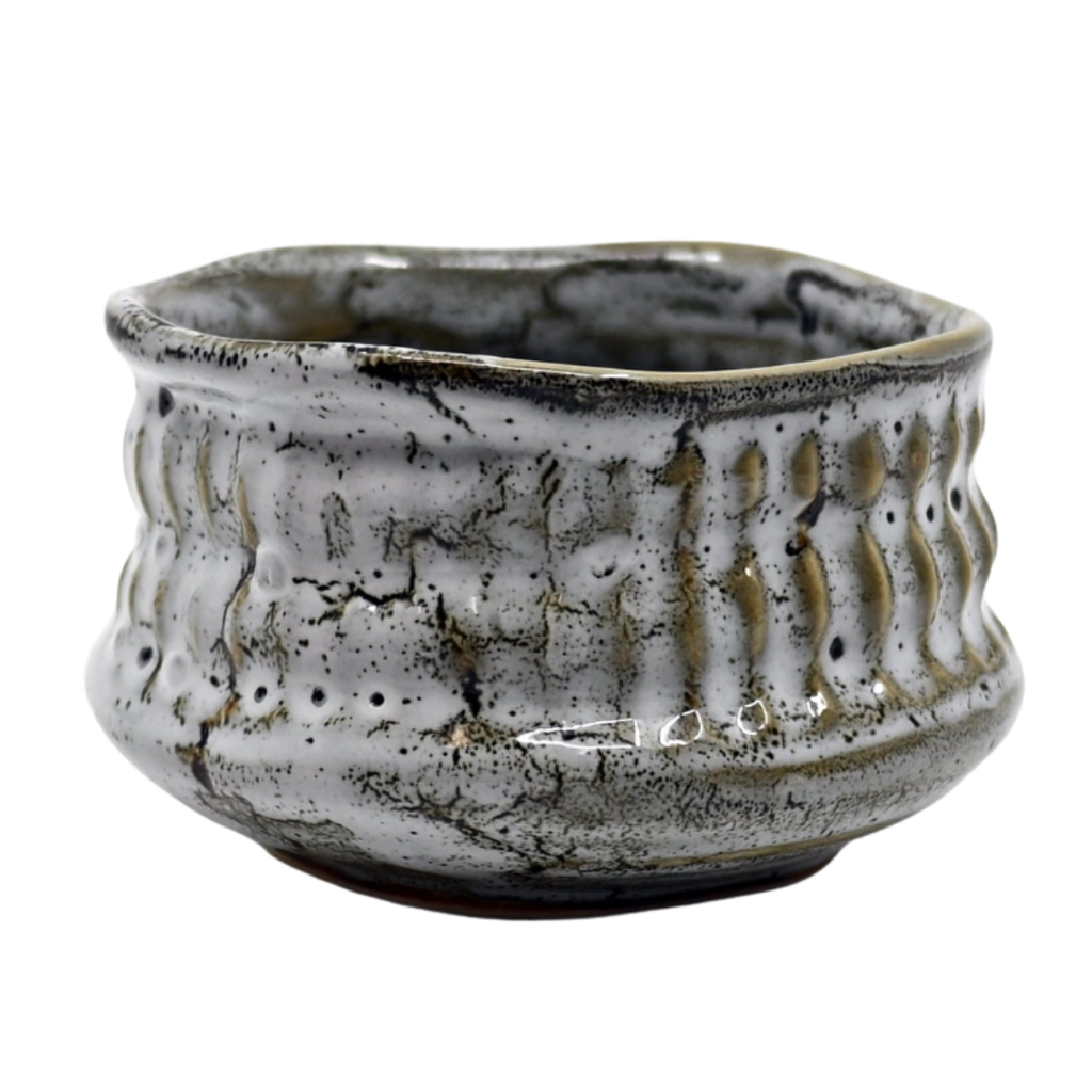 Japanese Mino Ware Mini Matcha Bowl | Chawan - Yuzushiro