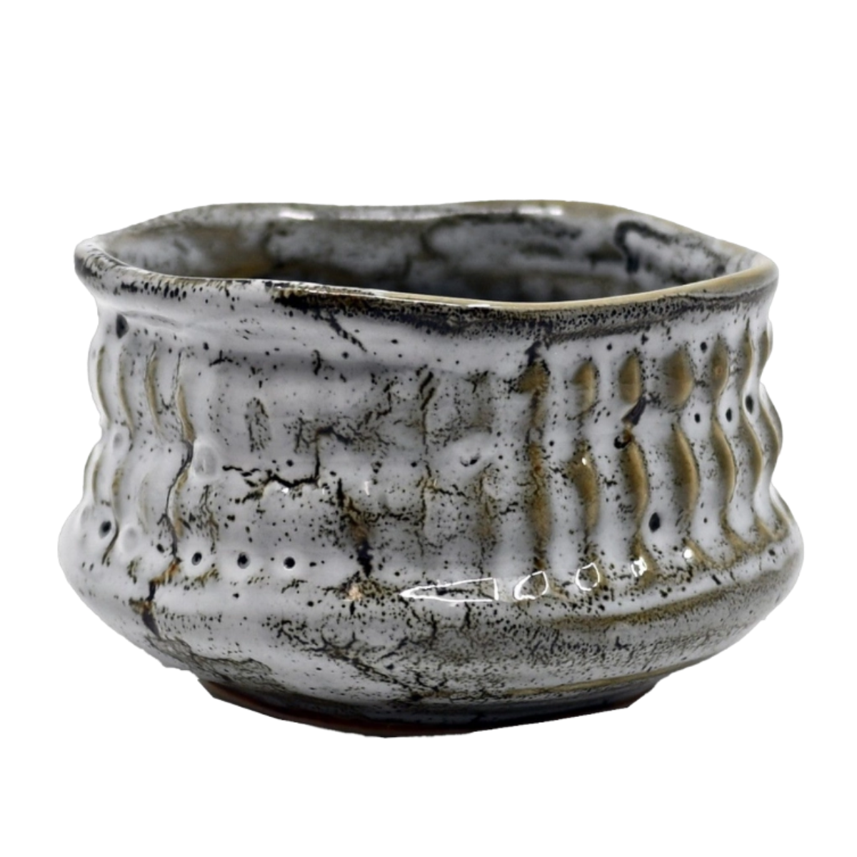 Japanese Mino Ware Mini Matcha Bowl | Chawan - Yuzushiro