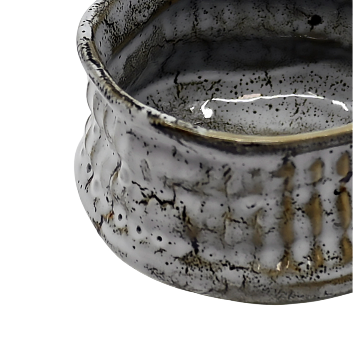 Japanese Mino Ware Mini Matcha Bowl | Chawan - Yuzushiro