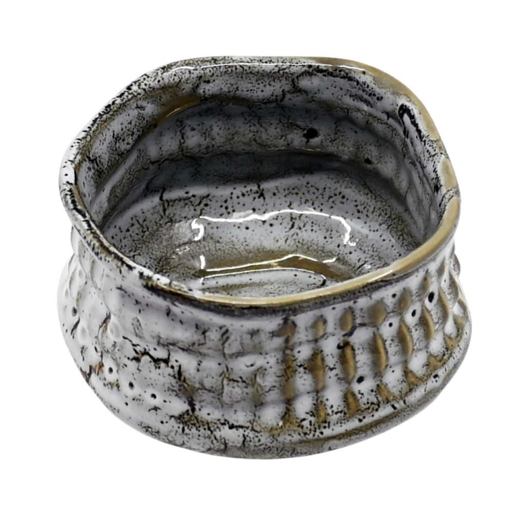 Japanese Mino Ware Mini Matcha Bowl | Chawan - Yuzushiro