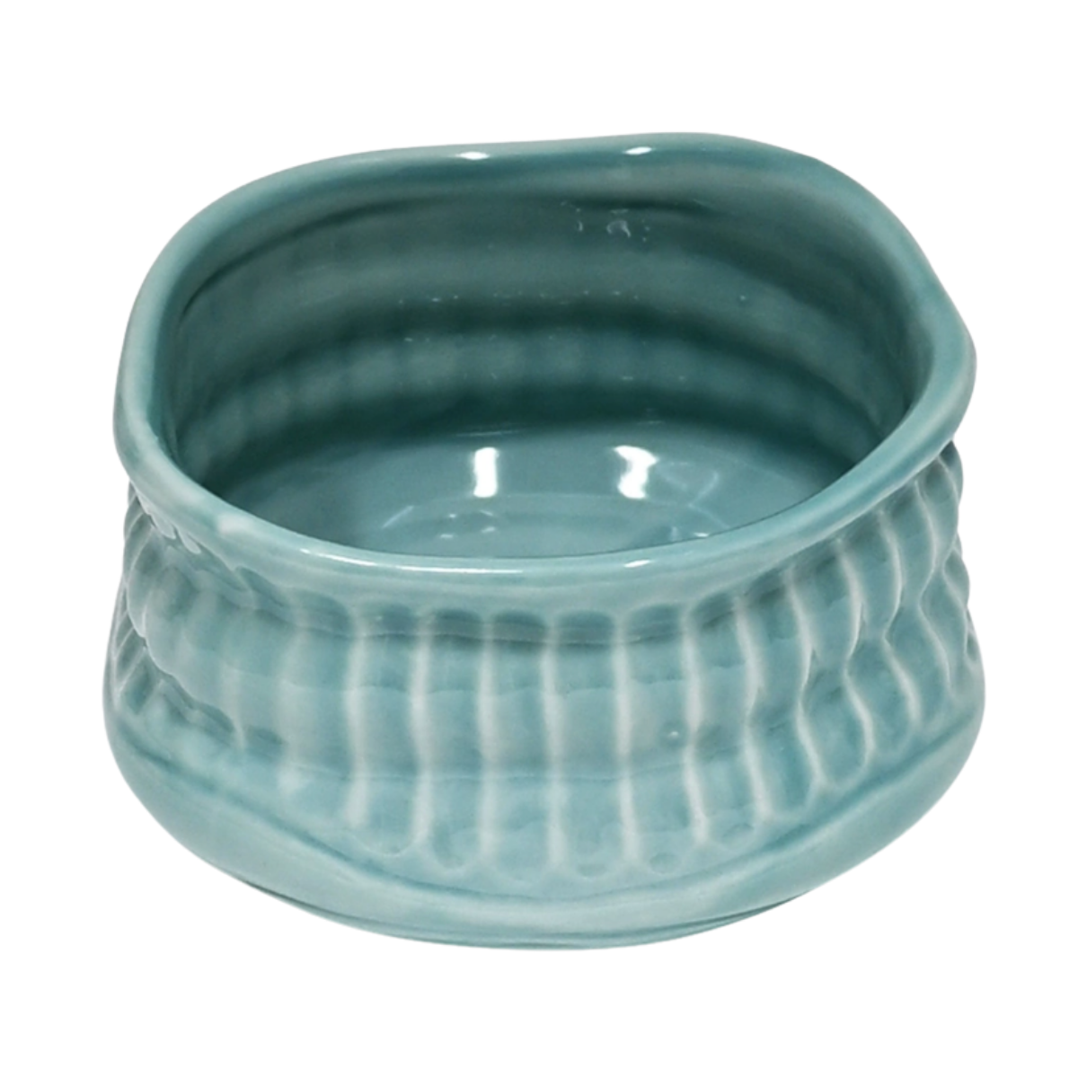 Japanese Mino Ware Mini Matcha Bowl | Chawan - Turquoise