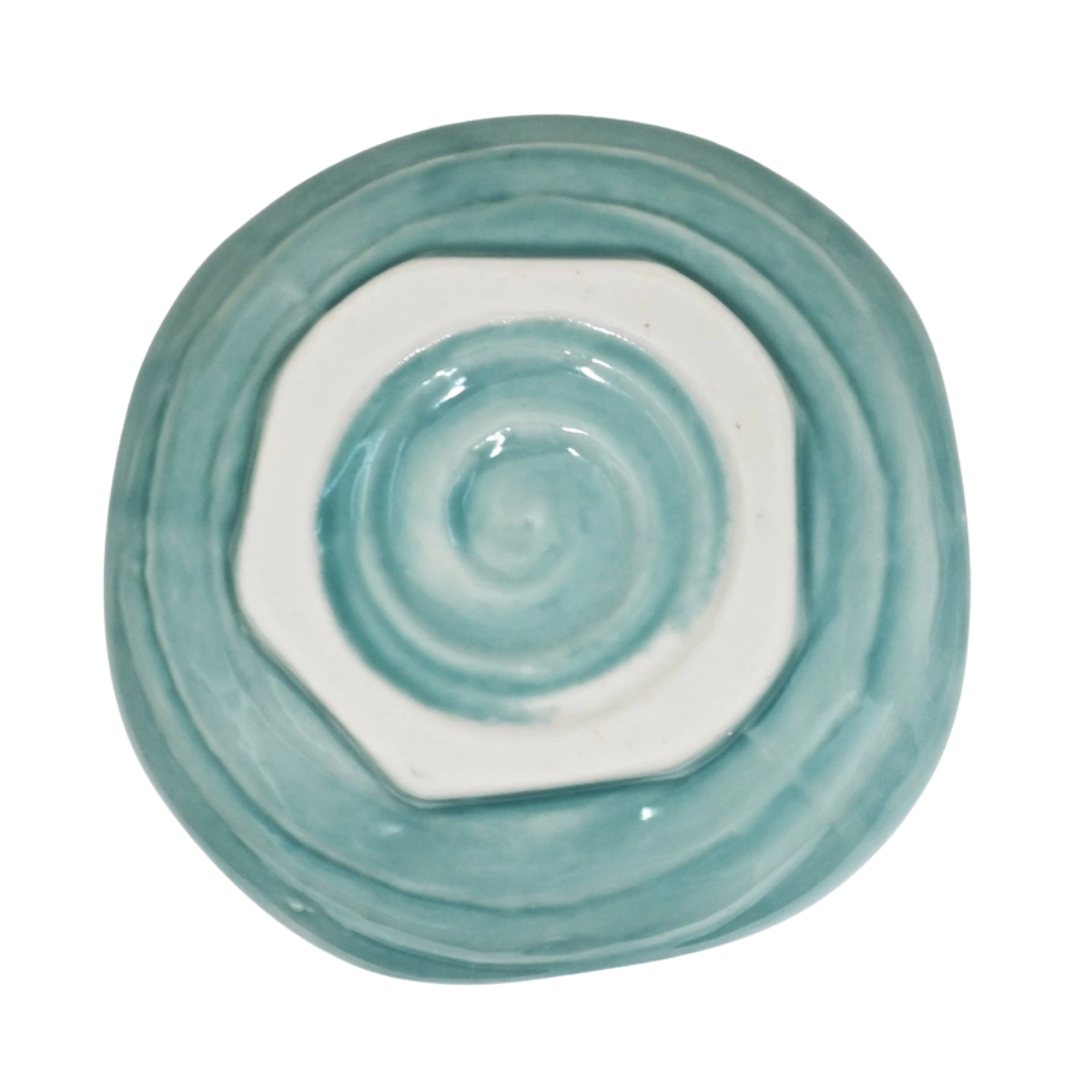 Japanese Mino Ware Mini Matcha Bowl | Chawan - Turquoise