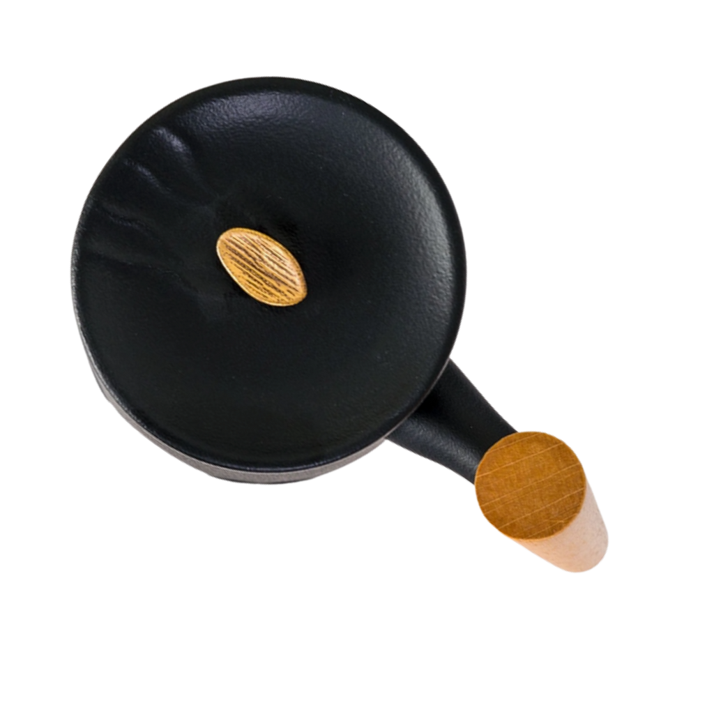 Ceramic Mug, Infuser & Lid with Slanted Wooden Handle | 12 fl oz
