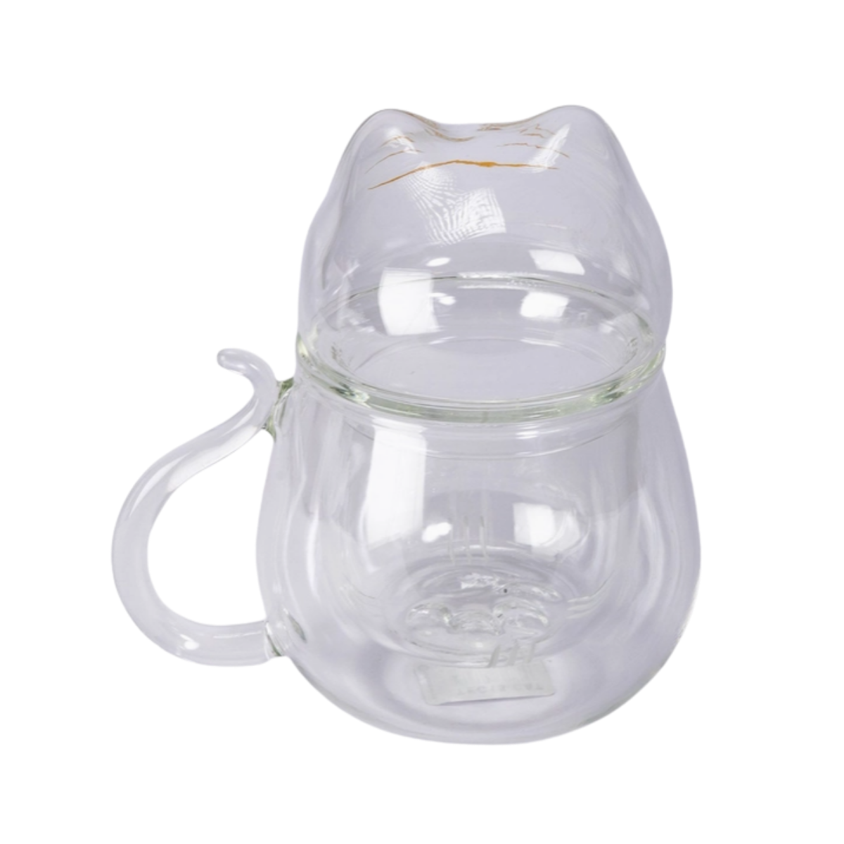 Glass Cat Infuser Mug | 13 fl oz