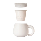 Ceramic Cat Mug with Infuser & Lid