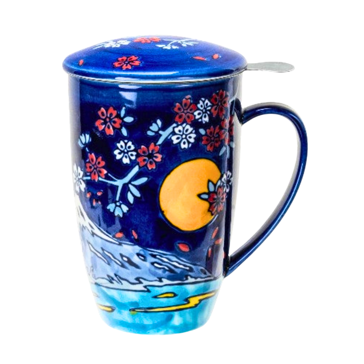 Mug with Stainless Steel Infuser - Fuji Mountain
