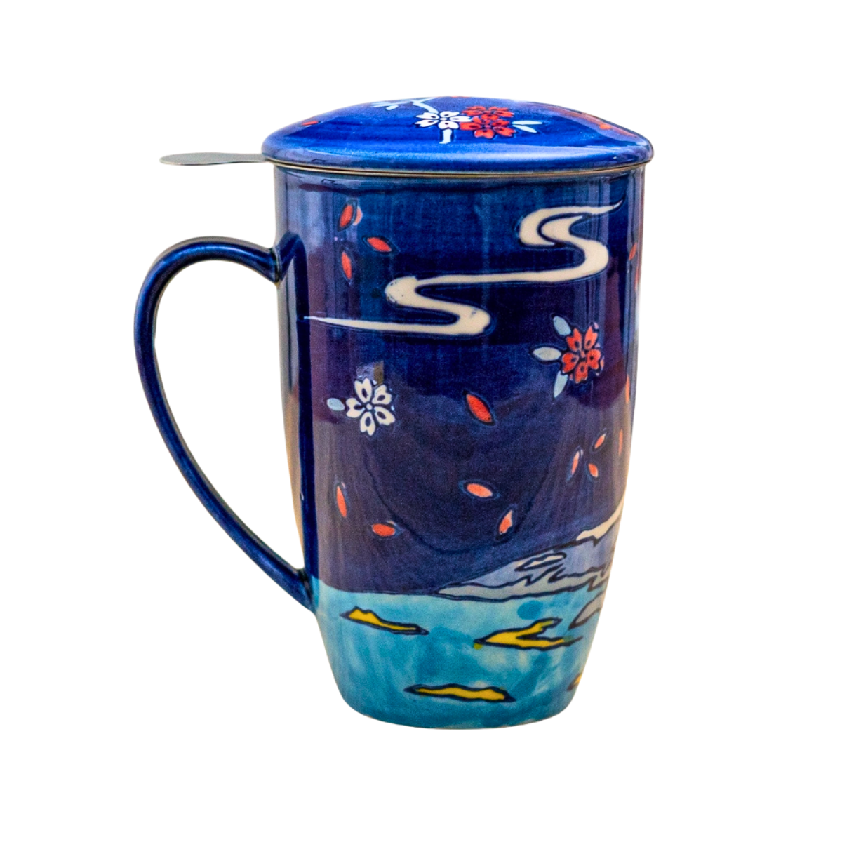 Mug with Stainless Steel Infuser - Fuji Mountain