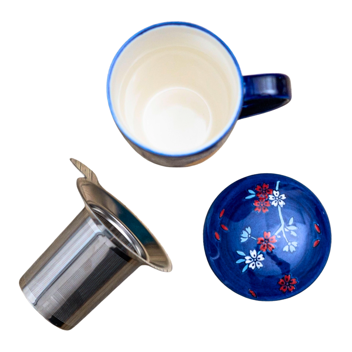 Mug with Stainless Steel Infuser - Fuji Mountain