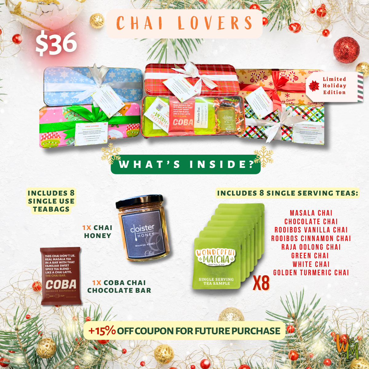 Chai Lovers Holiday Tin