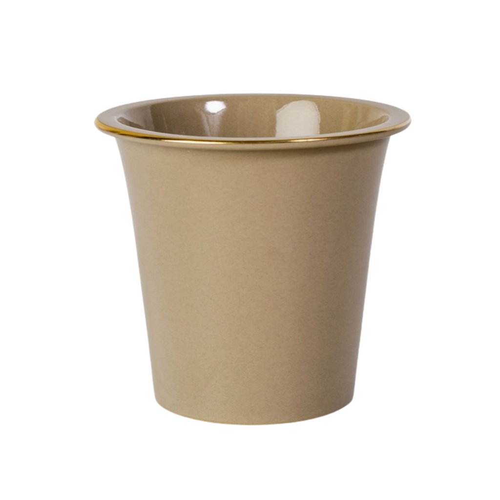 Ceramic Mug, Infuser & Lid with Slanted Wooden Handle | 12 fl oz