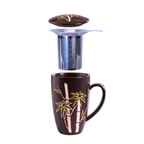 Mug with Stainless Steel Infuser - Bamboo Forest