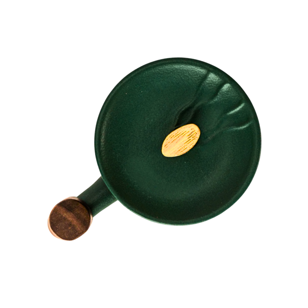 Ceramic Mug, Infuser & Lid with Wooden Handle