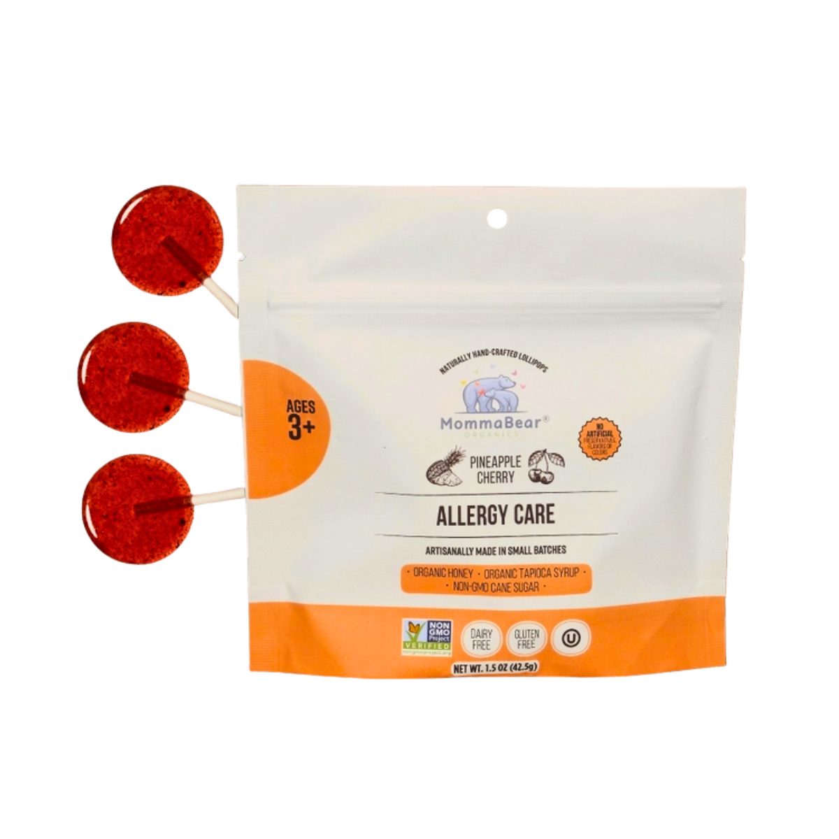 Organic Allergy Support Lollipops | MommaBear Organics