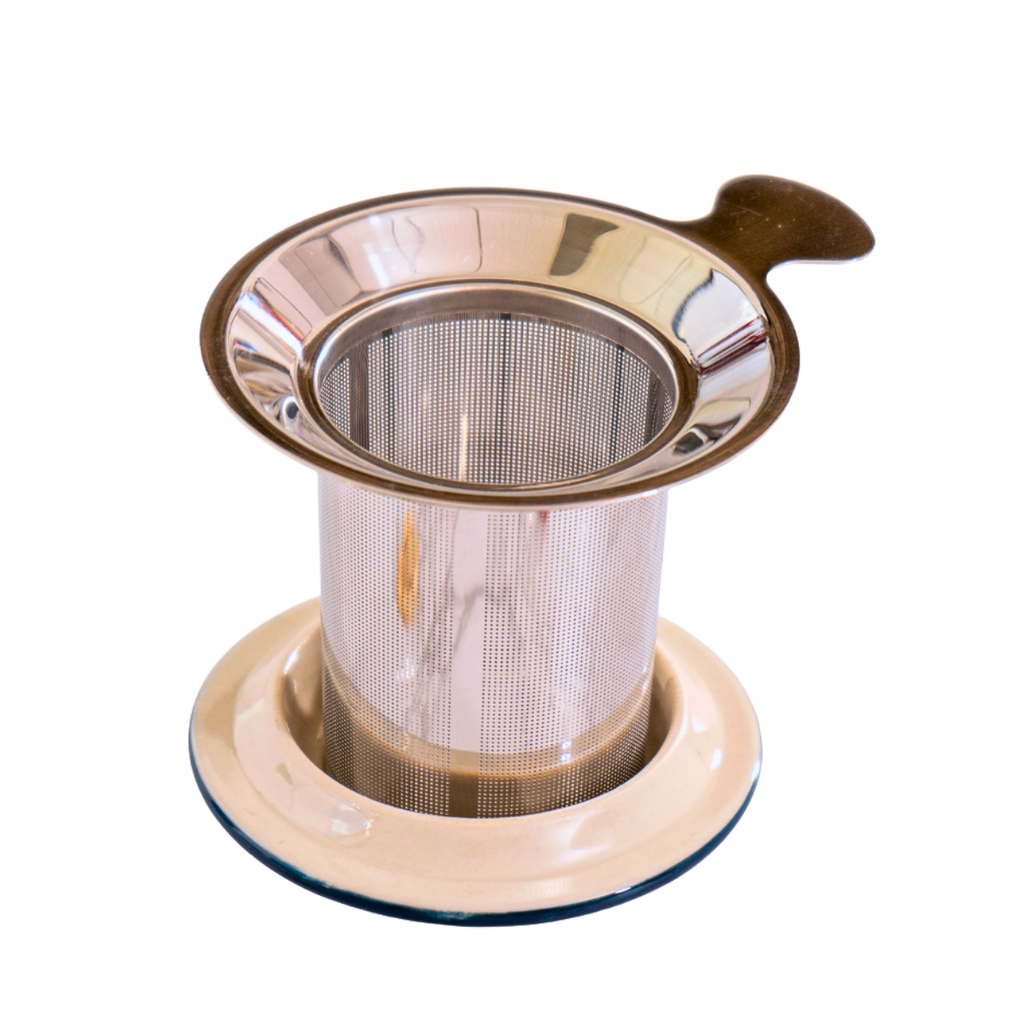 Mug with Stainless Steel Infuser - Twin Cranes