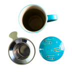 Mug with Stainless Steel Infuser - Twin Cranes
