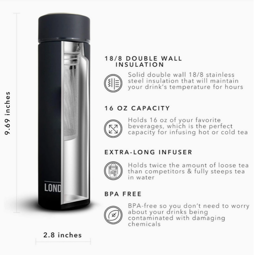 Tea Infuser Thermos | 16 OZ