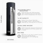 Tea Infuser Thermos | 16 OZ