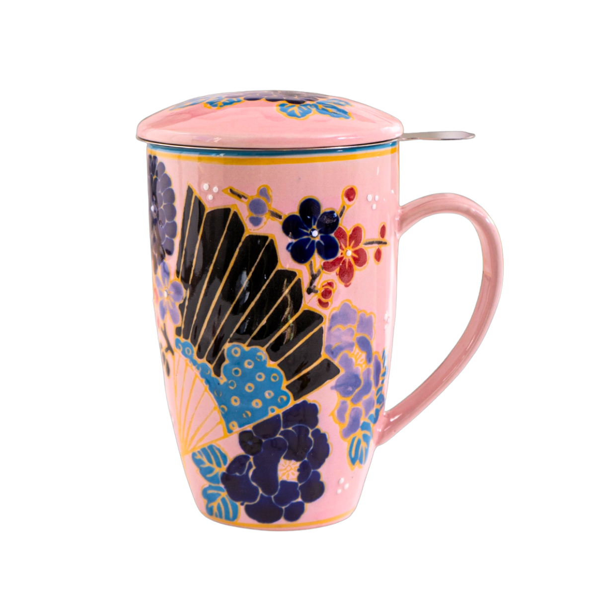 Mug with Stainless Steel Infuser - Festival Fans