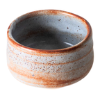 Japanese Matcha Bowl | Brown White Reactive | 12 OZ