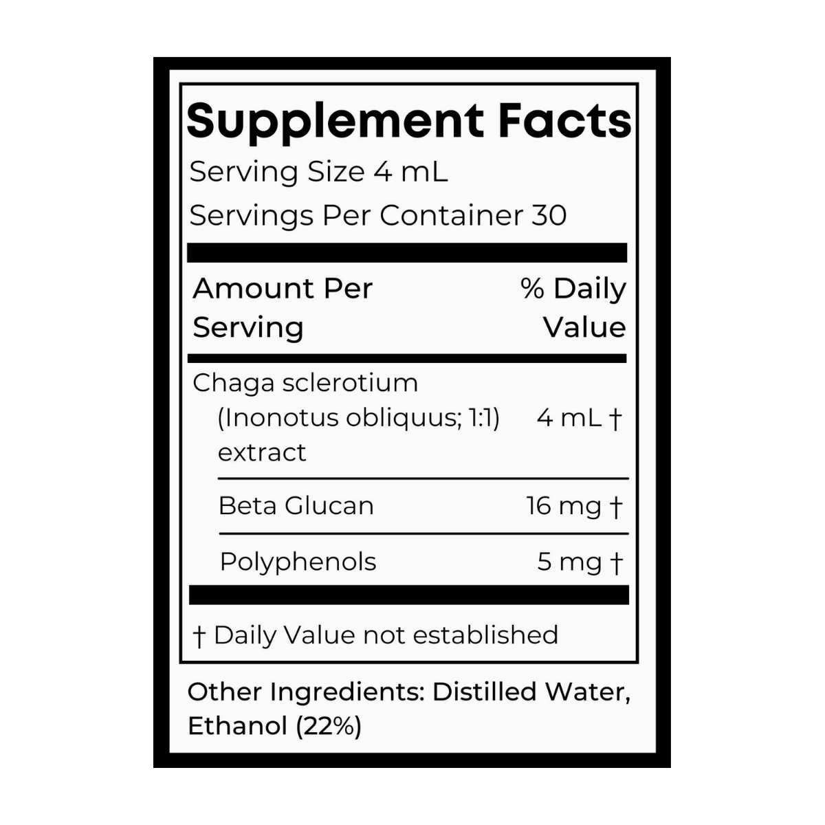 Organic Chaga Dual Extract Tincture | Birch Boys