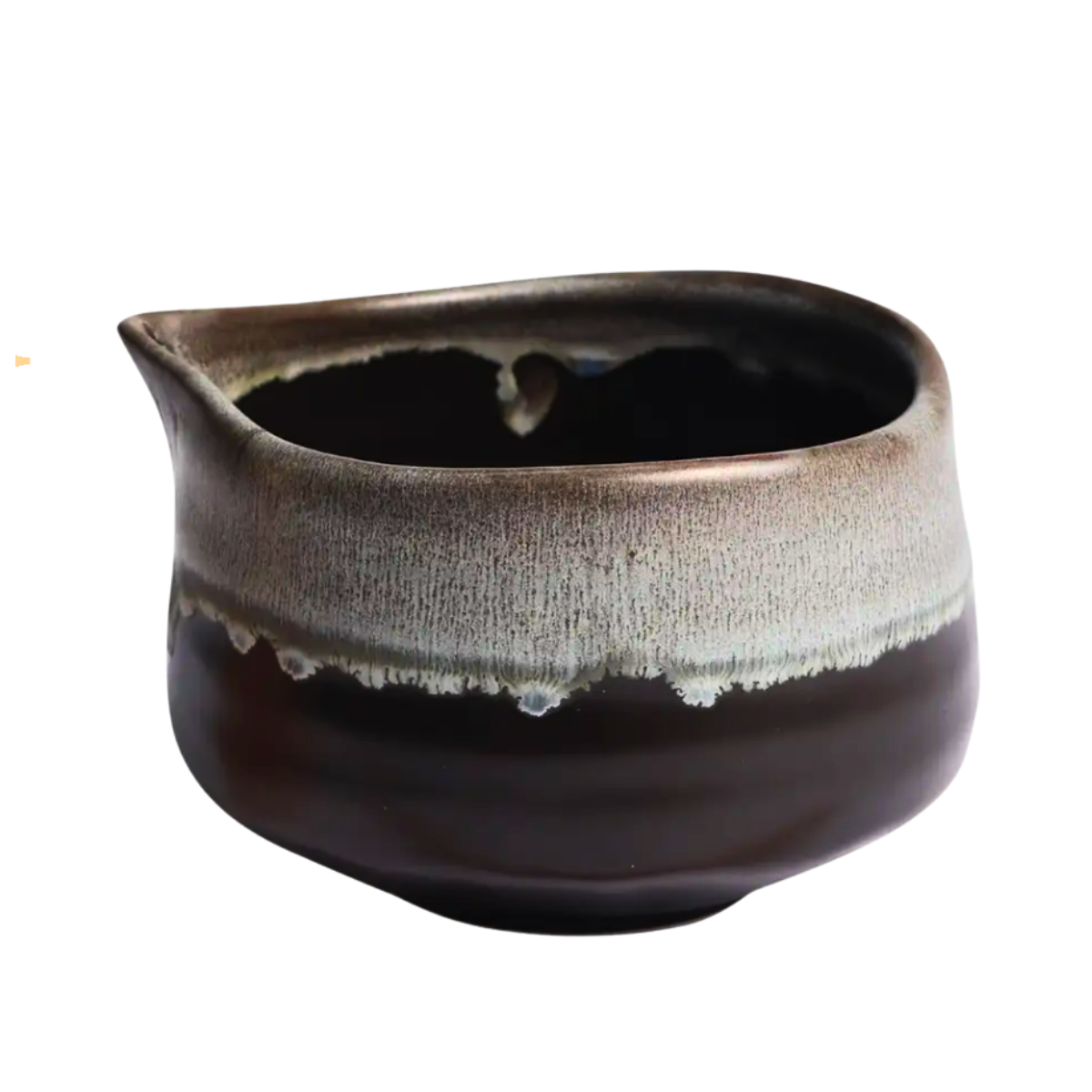 Matcha Bowl with Spout | Grey Black | 20 OZ