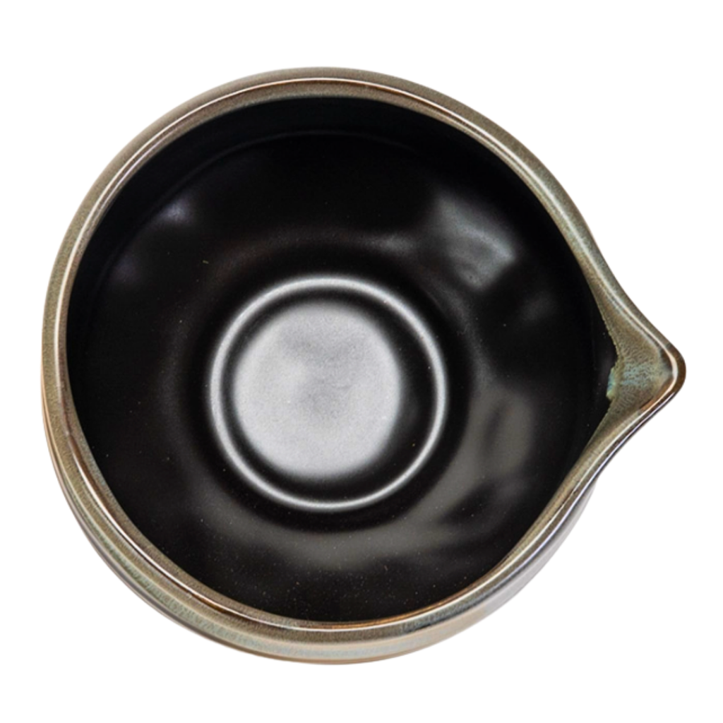 Matcha Bowl with Spout | Grey Black | 20 OZ