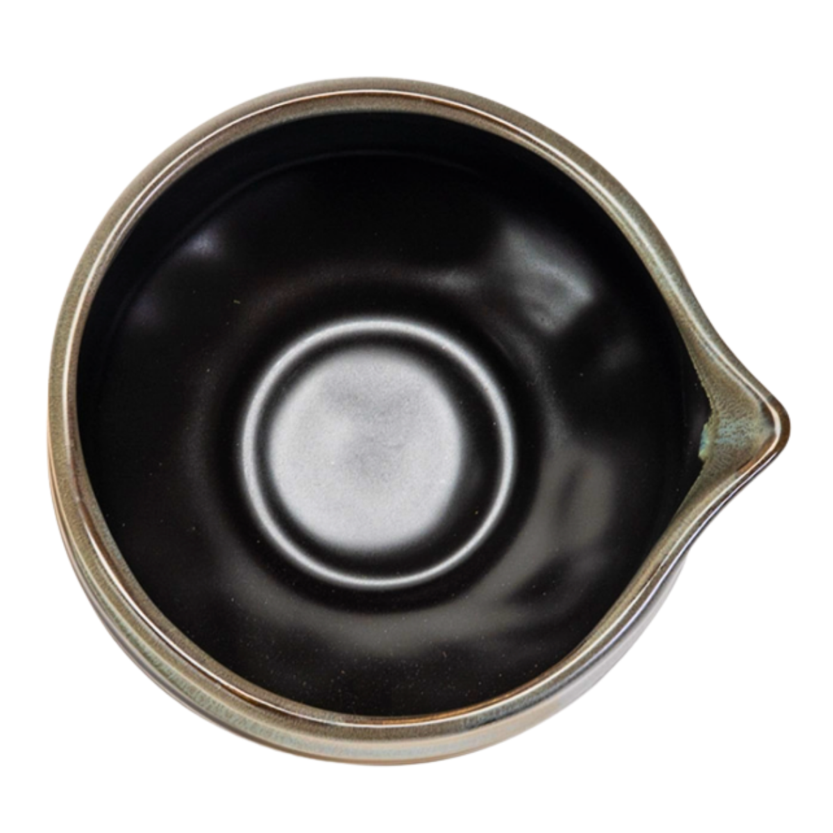 Matcha Bowl with Spout | Grey Black | 20 OZ
