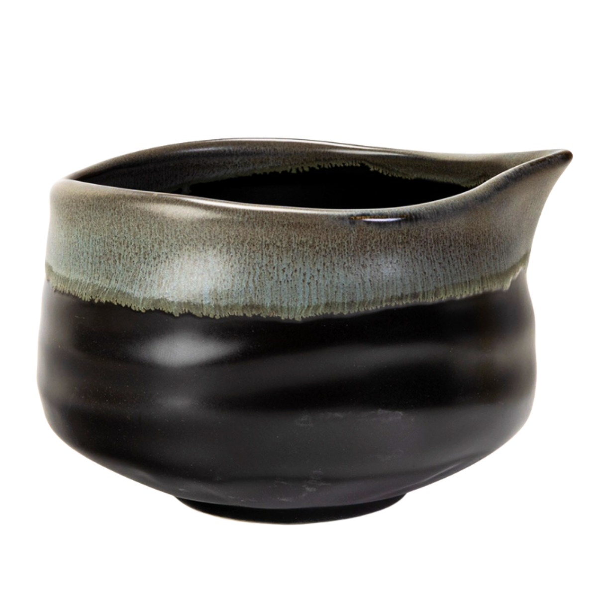 Matcha Bowl with Spout | Grey Black | 20 OZ