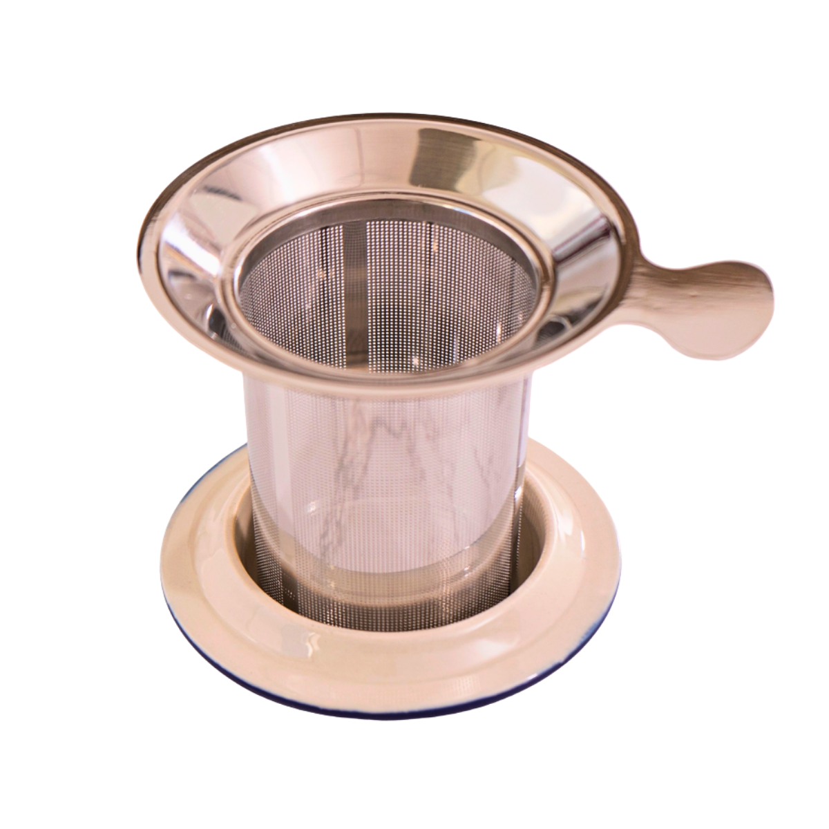 Mug with Stainless Steel Infuser | Japanese Crane | 15 fl oz
