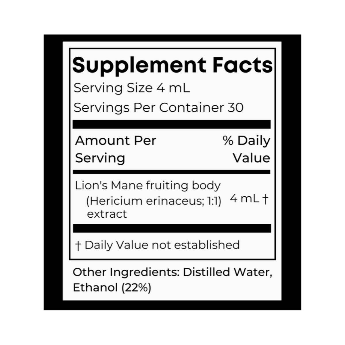 Organic Lion's Mane Dual Extract Tincture | Birch Boys