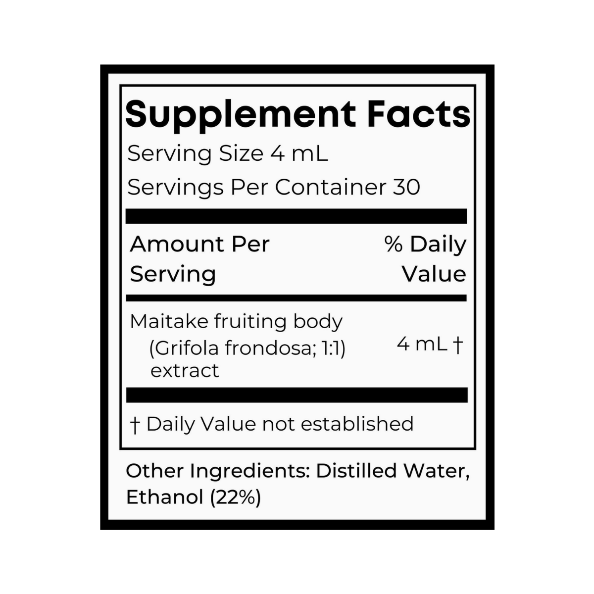 Organic Maitake Dual Extract Tincture | Birch Boys