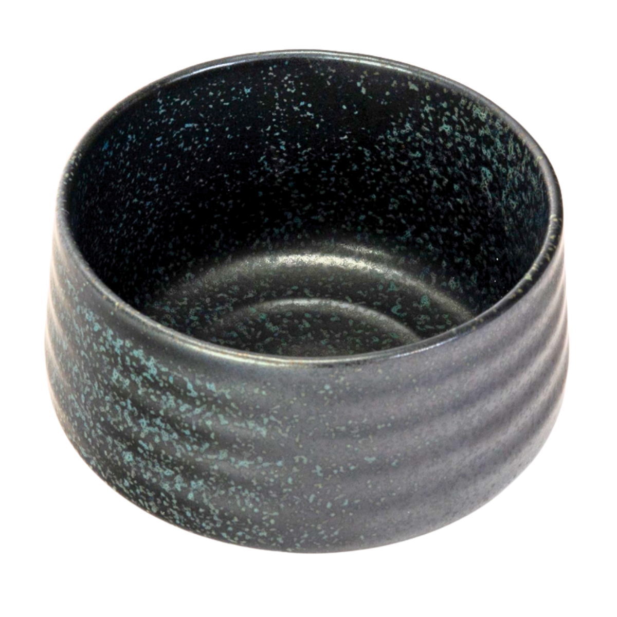 Japanese Mino Ware Matcha Bowl | Nature Black | 20 OZ