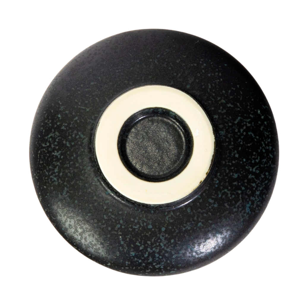 Japanese Mino Ware Matcha Bowl | Nature Black | 20 OZ