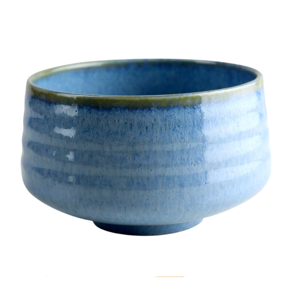 Japanese Mino Ware Matcha Bowl | Nature Blue | 20 OZ